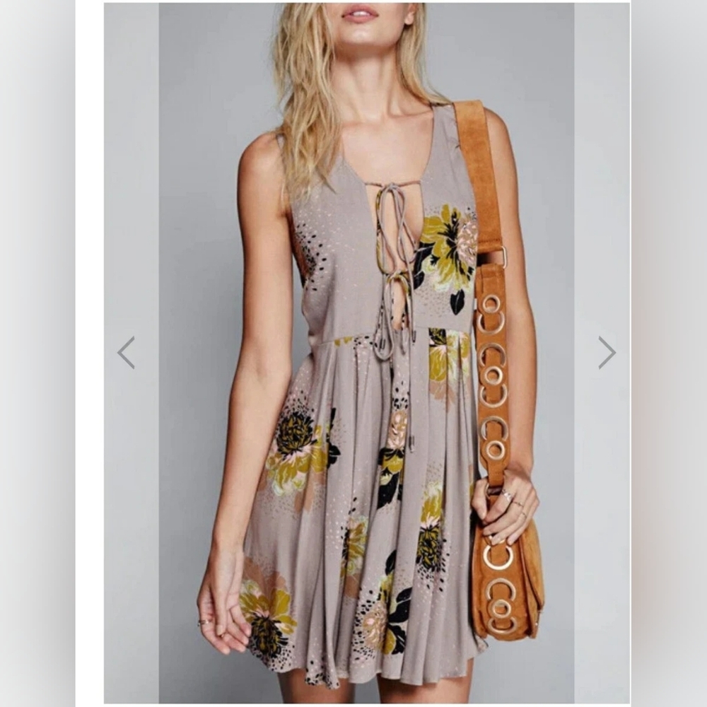 Floral Sleeveless Mini Dress / Tunic